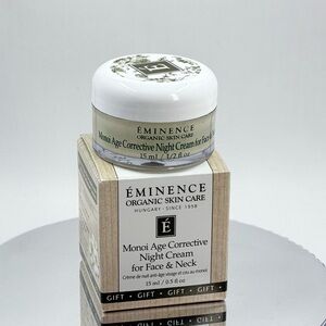 Éminence Monoi Age Corrective Night Cream for Face & Neck — .5 fl oz Sealed